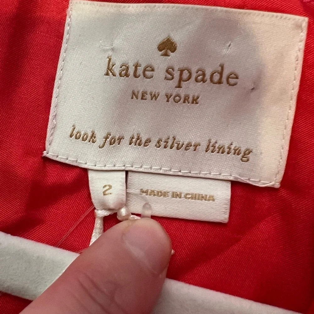 NWT Kate Spade Linen Blend Edith Dress- 2‎